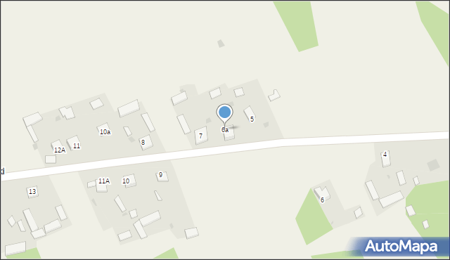 Gózd, Gózd, 6a, mapa Gózd