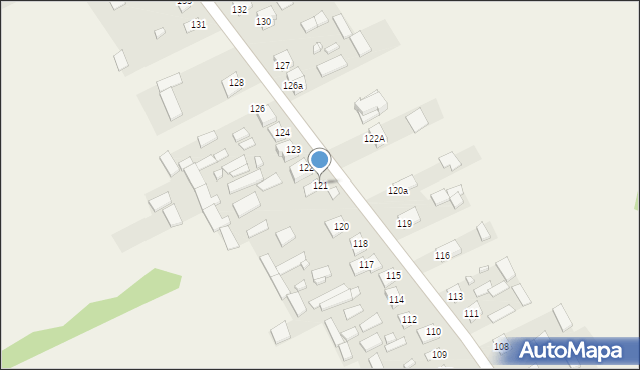 Gózd Lipiński, Gózd Lipiński, 121, mapa Gózd Lipiński