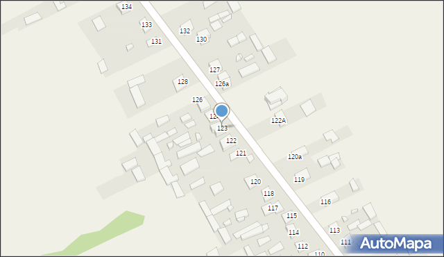 Gózd Lipiński, Gózd Lipiński, 123, mapa Gózd Lipiński