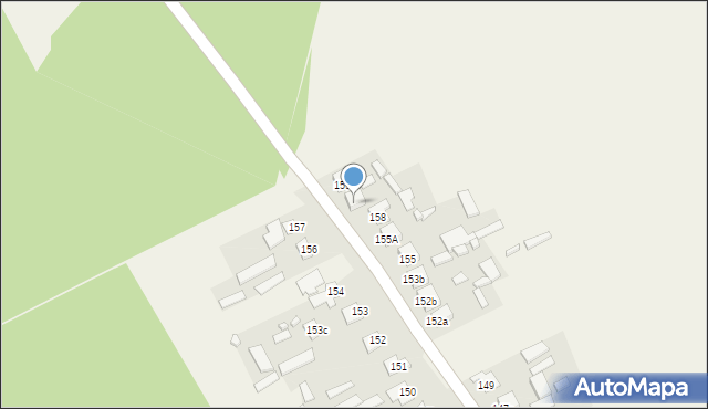 Gózd Lipiński, Gózd Lipiński, 158a, mapa Gózd Lipiński