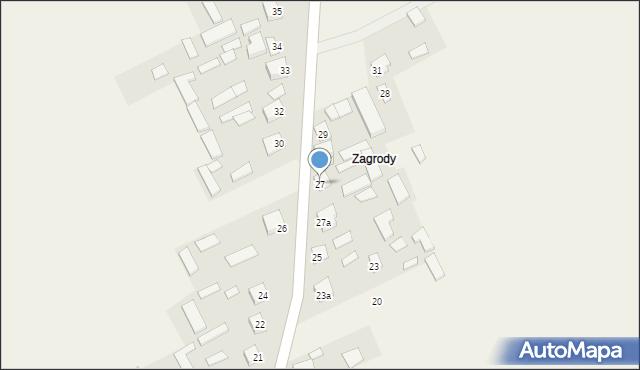 Gózd Lipiński, Gózd Lipiński, 27, mapa Gózd Lipiński