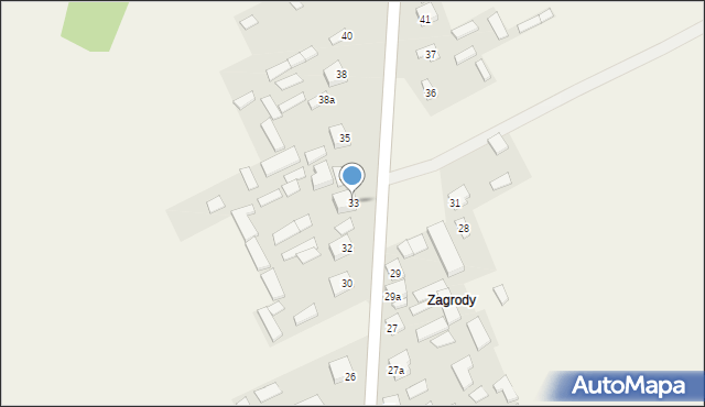 Gózd Lipiński, Gózd Lipiński, 33, mapa Gózd Lipiński