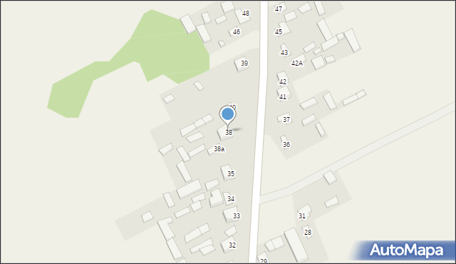 Gózd Lipiński, Gózd Lipiński, 38, mapa Gózd Lipiński