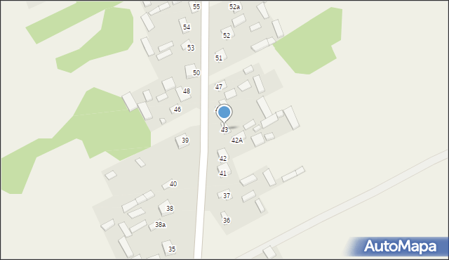 Gózd Lipiński, Gózd Lipiński, 43, mapa Gózd Lipiński