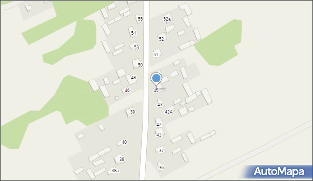 Gózd Lipiński, Gózd Lipiński, 45, mapa Gózd Lipiński