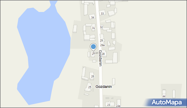 Gozdanin, Gozdanin, 27, mapa Gozdanin