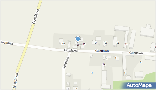 Gozdawa, Gozdawa, 16, mapa Gozdawa