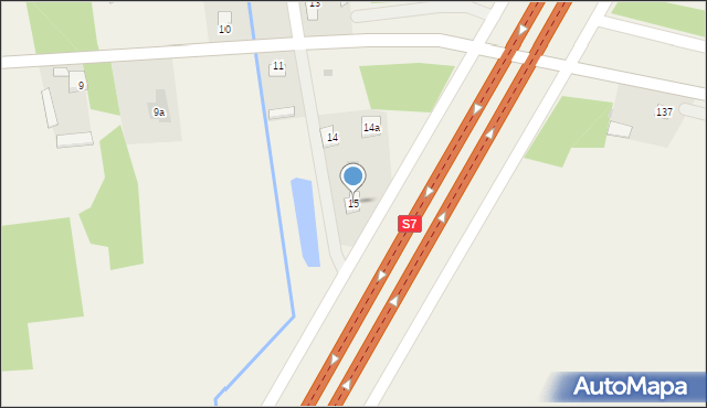 Gózdek, Gózdek, 15, mapa Gózdek