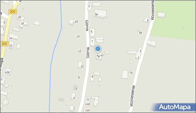Gozdnica, Górna, 7a, mapa Gozdnica