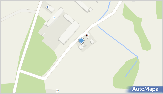 Gozdno, Gozdno, 9, mapa Gozdno