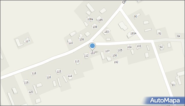 Gozdów, Gozdów, 111, mapa Gozdów