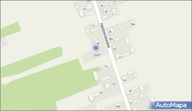 Gozdów, Gozdów, 40a, mapa Gozdów