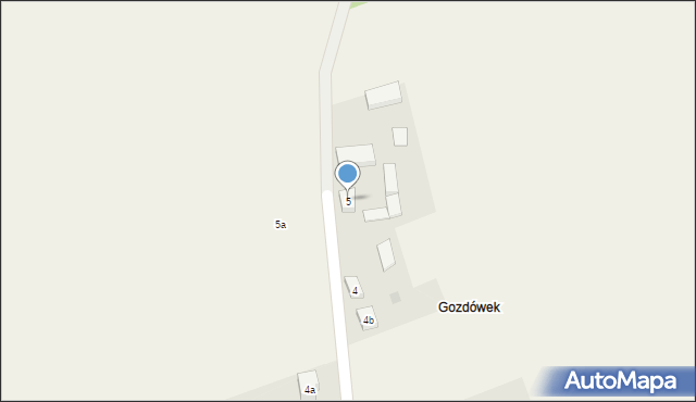 Gozdów, Gozdów, 5, mapa Gozdów