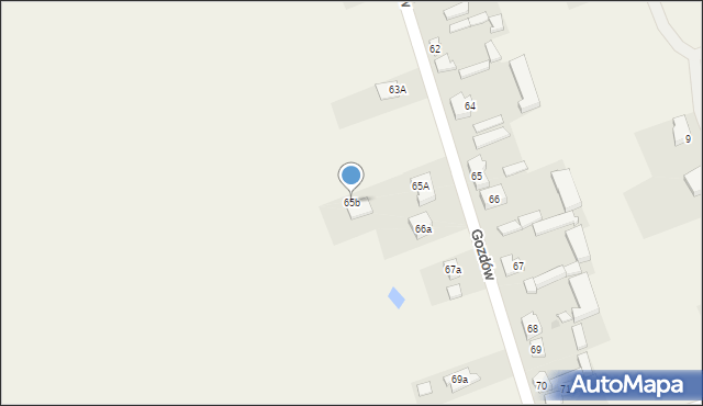 Gozdów, Gozdów, 65b, mapa Gozdów