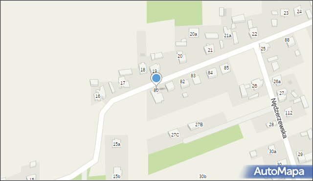 Gozdów, Gozdów, 80, mapa Gozdów