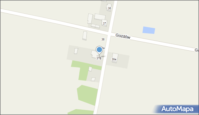 Gozdów, Gozdów, 38B, mapa Gozdów