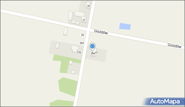 Gozdów, Gozdów, 39a, mapa Gozdów