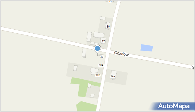 Gozdów, Gozdów, 7A, mapa Gozdów