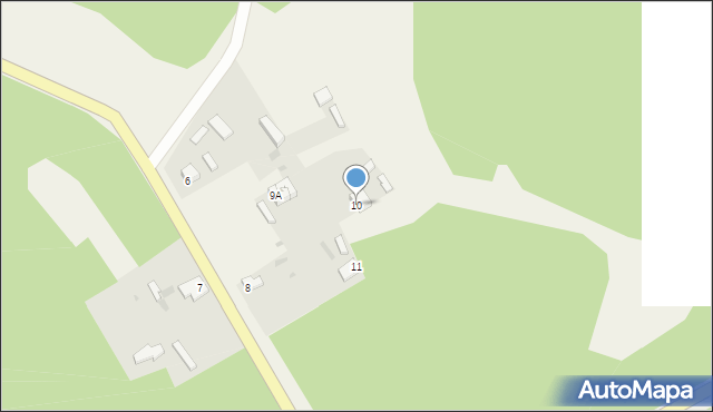 Gozdowice, Gozdowice, 10, mapa Gozdowice