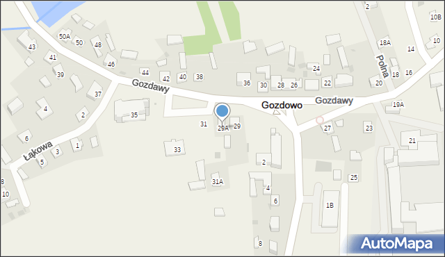 Gozdowo, Gozdawy Krystyna, 29A, mapa Gozdowo