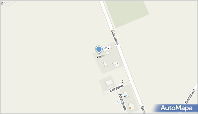 Gozdowo, Gozdawy Krystyna, 45b, mapa Gozdowo
