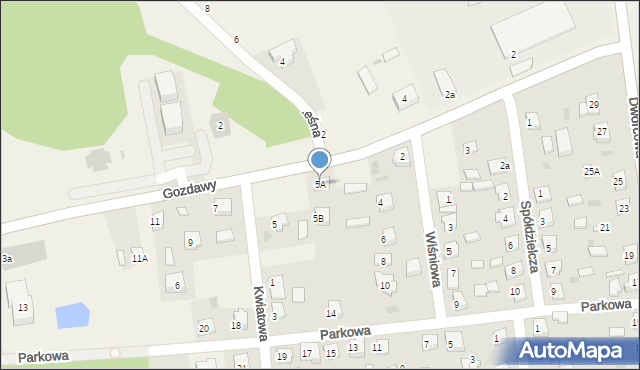 Gozdowo, Gozdawy Krystyna, 5A, mapa Gozdowo