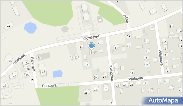 Gozdowo, Gozdawy Krystyna, 9, mapa Gozdowo