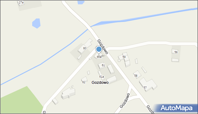 Gozdowo, Gozdowo, 60a, mapa Gozdowo