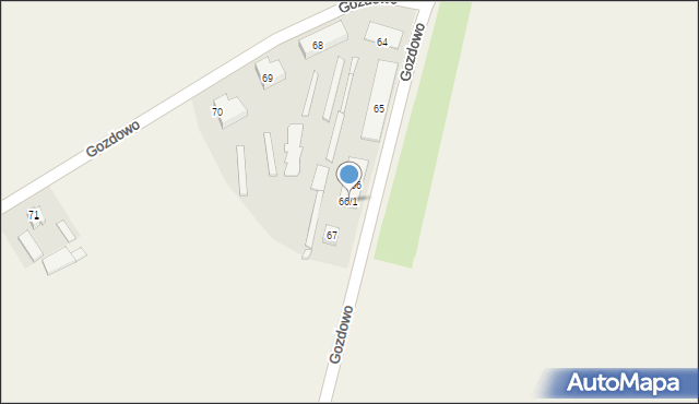 Gozdowo, Gozdowo, 66/1, mapa Gozdowo