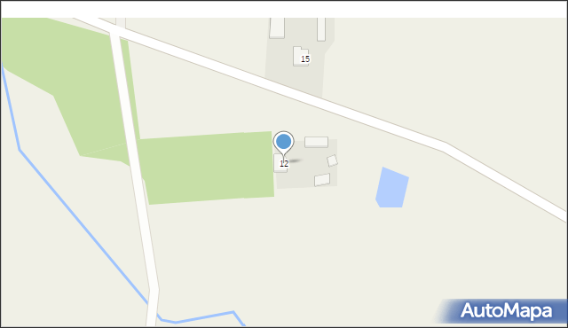 Goździe, Goździe, 12, mapa Goździe