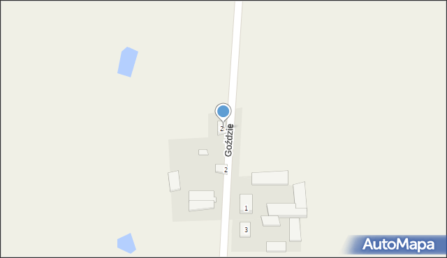 Goździe, Goździe, 2a, mapa Goździe