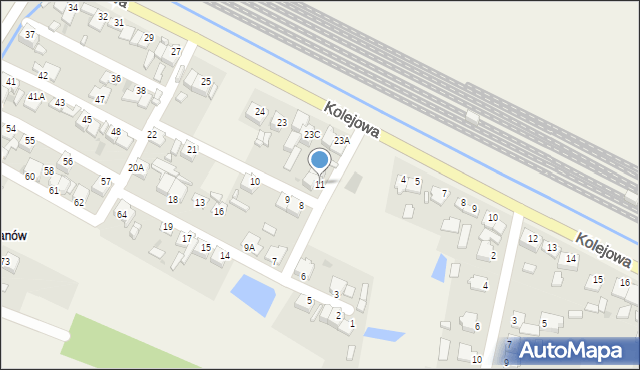 Goździelin, Goździelin, 11, mapa Goździelin