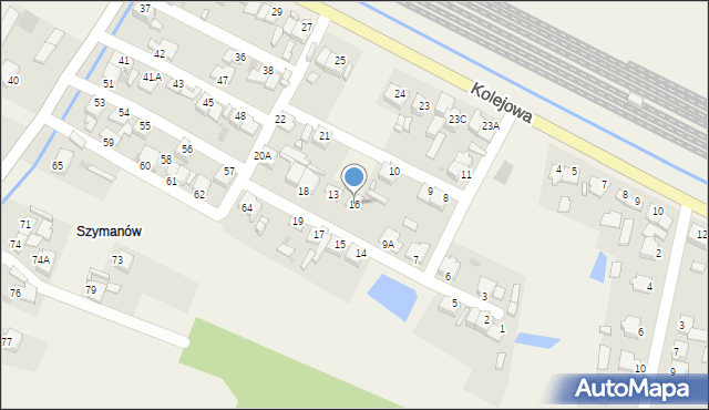 Goździelin, Goździelin, 16, mapa Goździelin