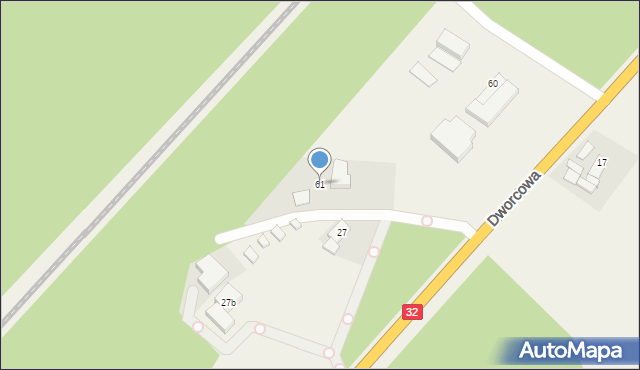 Goździn, Goździn, 61, mapa Goździn