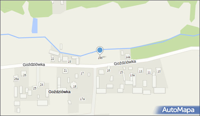 Goździówka, Goździówka, 19b, mapa Goździówka