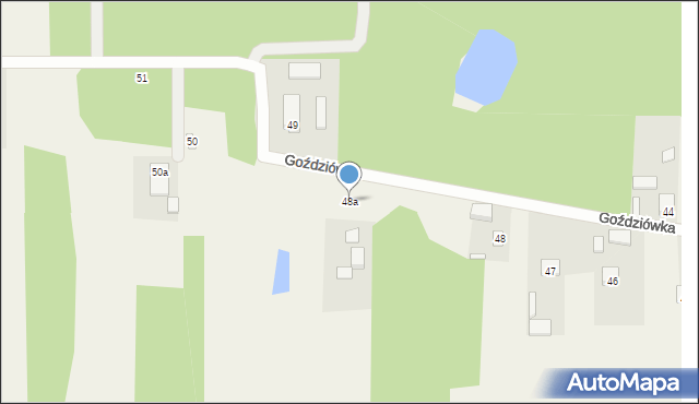 Goździówka, Goździówka, 48a, mapa Goździówka