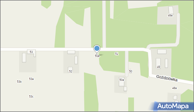 Goździówka, Goździówka, 51a, mapa Goździówka