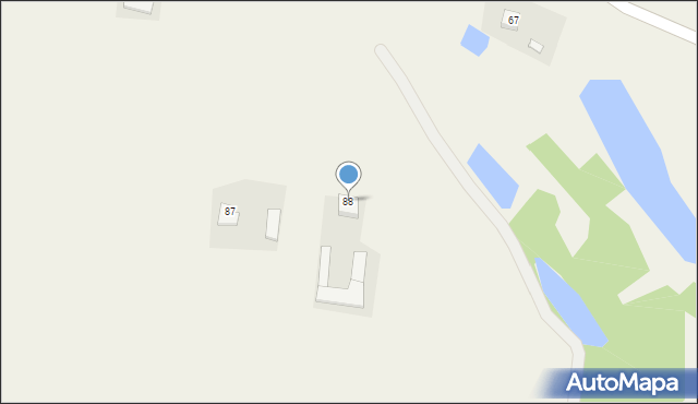 Goźlin Mały, Goźlin Mały, 88, mapa Goźlin Mały