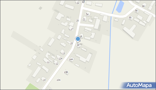 Gozna, Gozna, 14, mapa Gozna