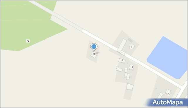 Gozna, Gozna, 2b, mapa Gozna