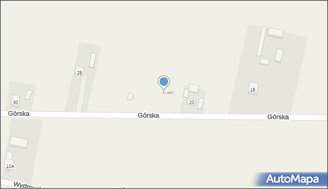 Grabów, Górska, 22, mapa Grabów