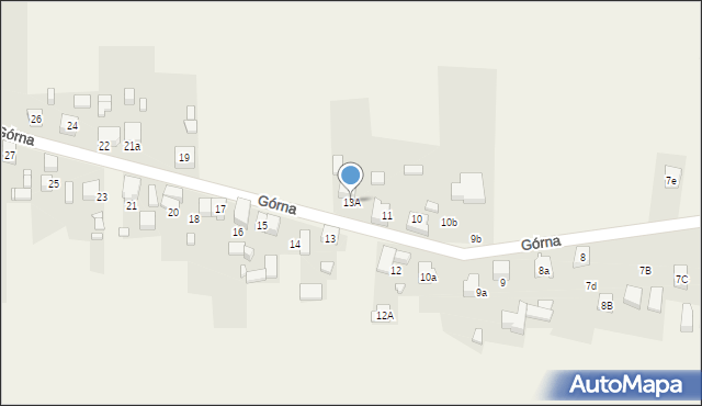 Grodków, Górna, 13A, mapa Grodków