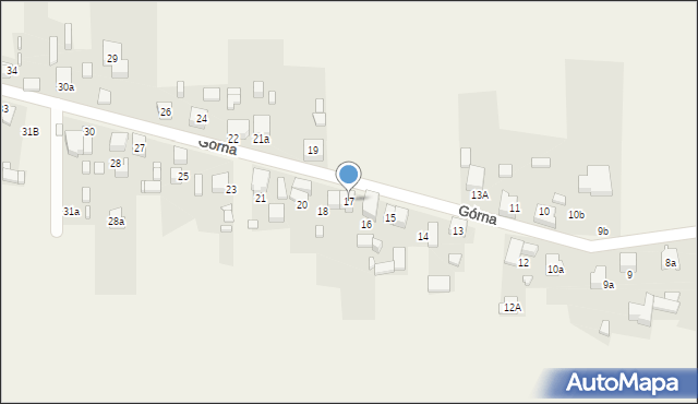 Grodków, Górna, 17, mapa Grodków