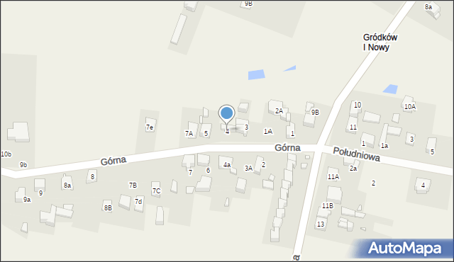 Grodków, Górna, 4, mapa Grodków