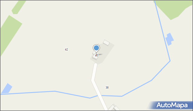 Gruszewnia, Górna, 40, mapa Gruszewnia