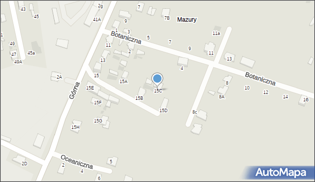 Hajnówka, Górna, 15C, mapa Hajnówka