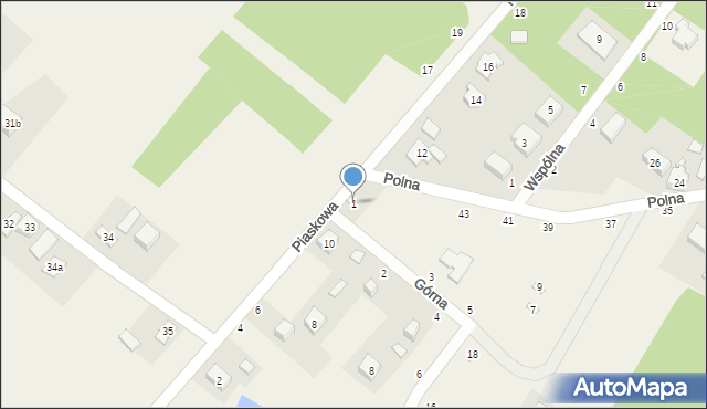 Helenów, Górna, 1, mapa Helenów