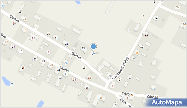 Idzbark, Górna, 27, mapa Idzbark