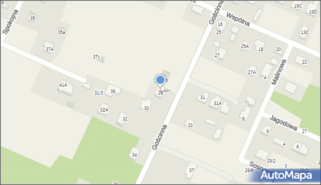 Ignatki, Gościnna, 28, mapa Ignatki