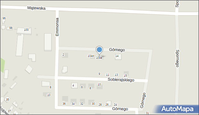 Inowrocław, Górnego Henryka, 10, mapa Inowrocławia